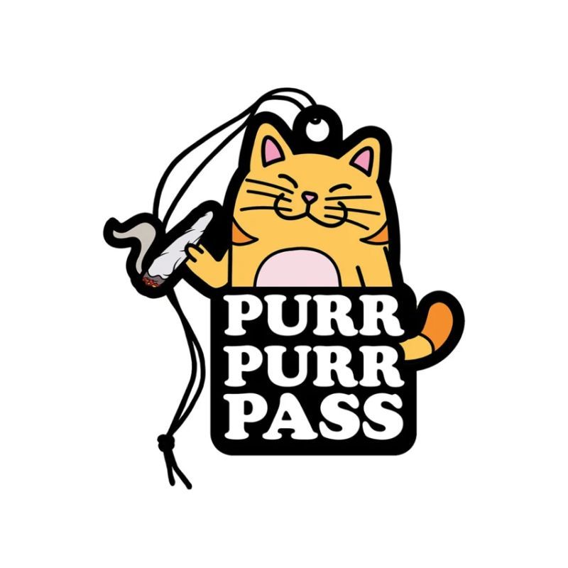 Purr Purr Pass – Air Freshener Brown > Novelties > Air Fresheners