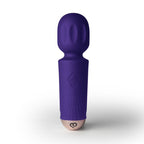 Violet Dream (Purple) – Waterproof Rechargeable 16-Mode Silicone Mini Wand Vibrator Purple > Sex Toys > Mini Massagers