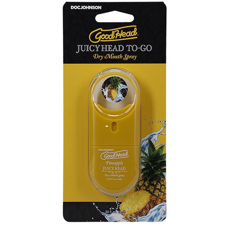Goodhead Juicy Head Pineapple – Travel Size Dry Mouth Spray > Lube > Oral Gels & Sprays