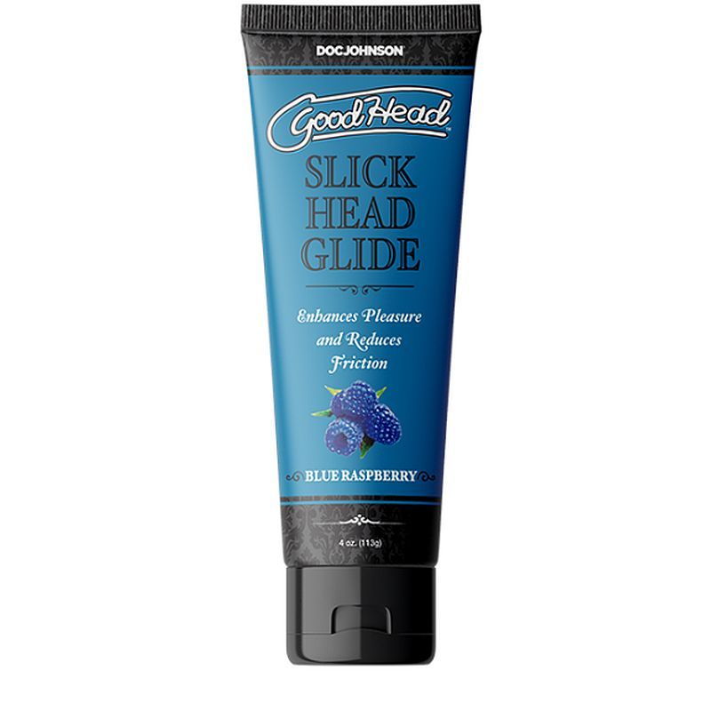 Slick Head Glide – Water-Based Blue Raspberry Flavored Personal Lubricant 4 Oz > Lube > Flavoured