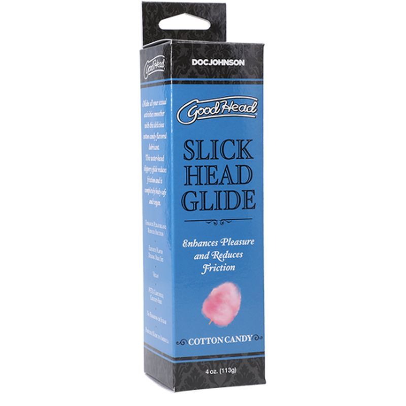 GoodHead Slick Head Glide (Cotton Candy) – Water-Based Flavored Lubricant 4 oz > Lube > Flavoured