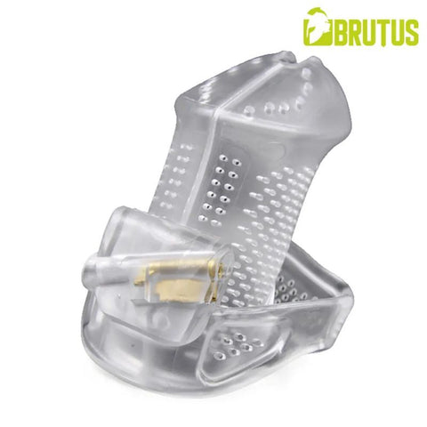 Brutus Airmesh Chastity Cage – Lightweight Breathable Polyethylene Extended Wear Device > Bondage Gear > Male Chastity