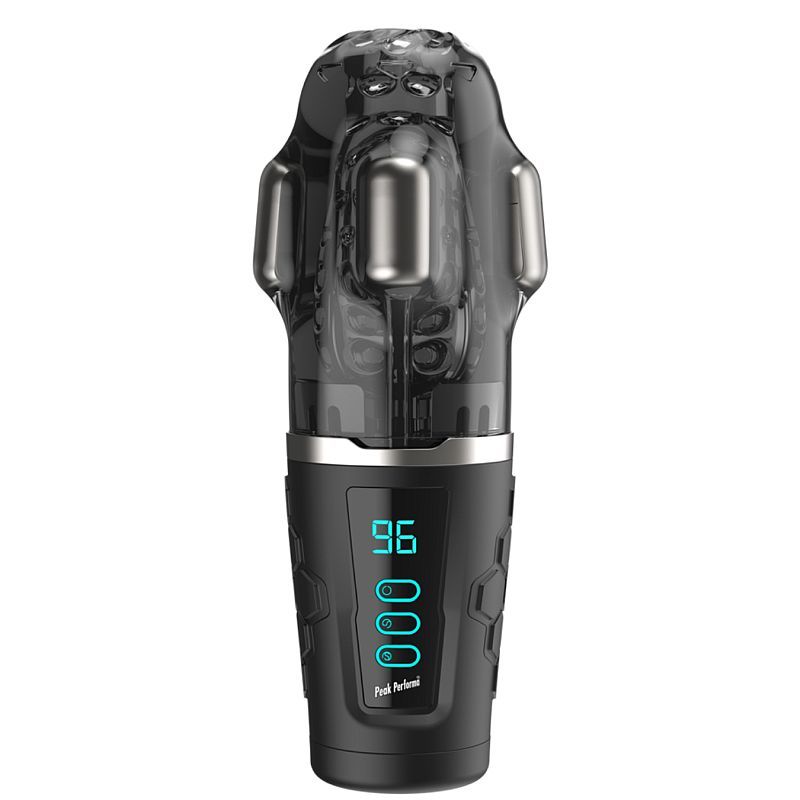 Hypershaker Automatic App Controlled Masturbator – LCD Display Black > Sex Toys For Men > Masturbators > Vibrating Main image