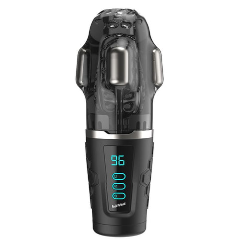 Hypershaker Automatic App Controlled Masturbator – LCD Display Black > Sex Toys For Men > Masturbators > Vibrating