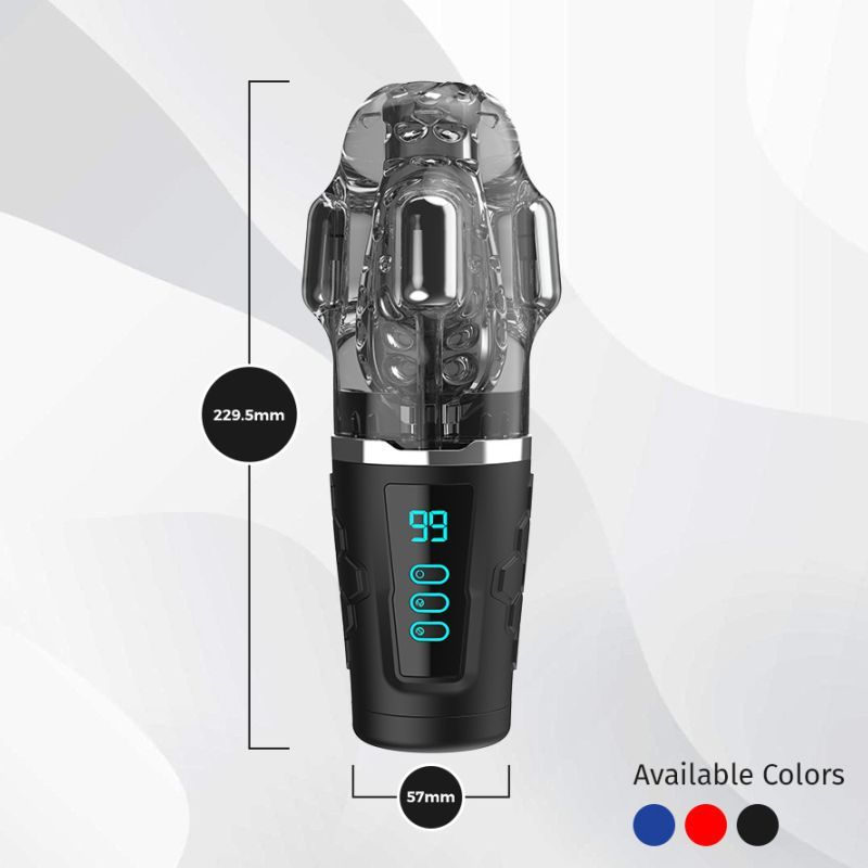 Hypershaker Automatic App Controlled Masturbator – LCD Display Secondary image