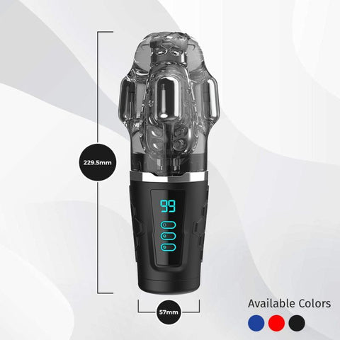 Hypershaker Automatic App Controlled Masturbator – LCD Display > Sex Toys For Men > Masturbators > Vibrating
