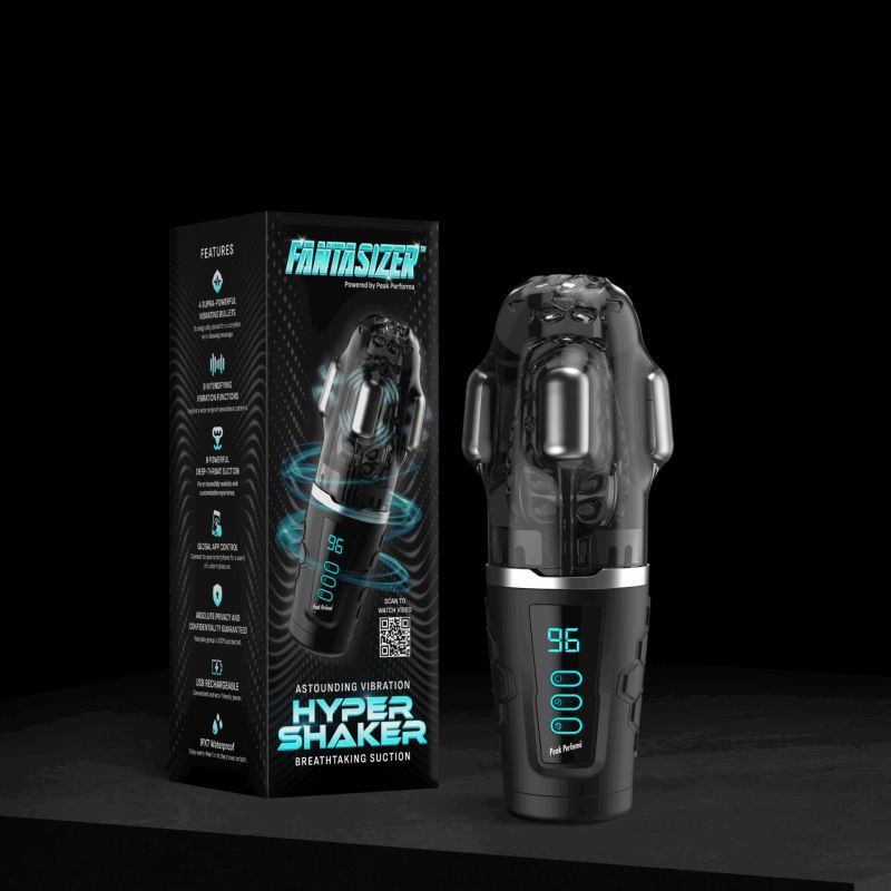 Hypershaker Automatic App Controlled Masturbator – LCD Display > Sex Toys For Men > Masturbators > Vibrating