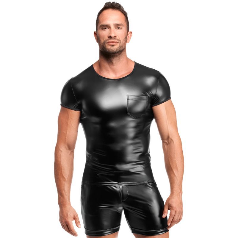 Vexen Vexen Tee – Powerwetlook High-Gloss Tight-Fit Top > Clothes > Mens Latex