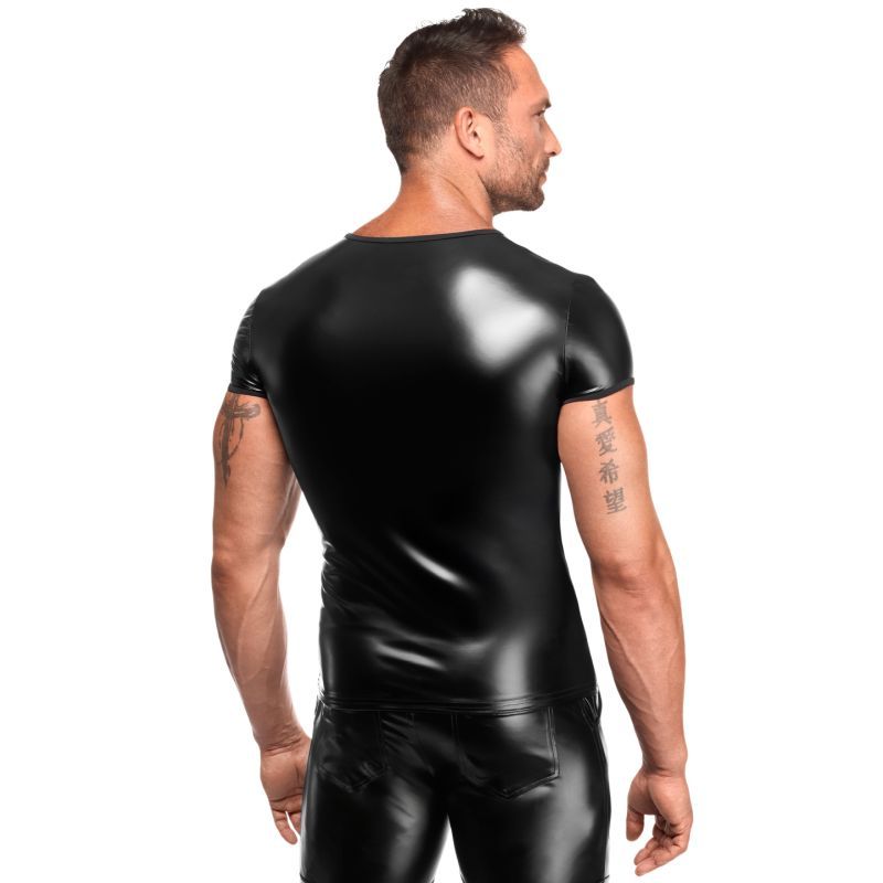 Vexen Vexen Tee – Powerwetlook High-Gloss Tight-Fit Top > Clothes > Mens Latex