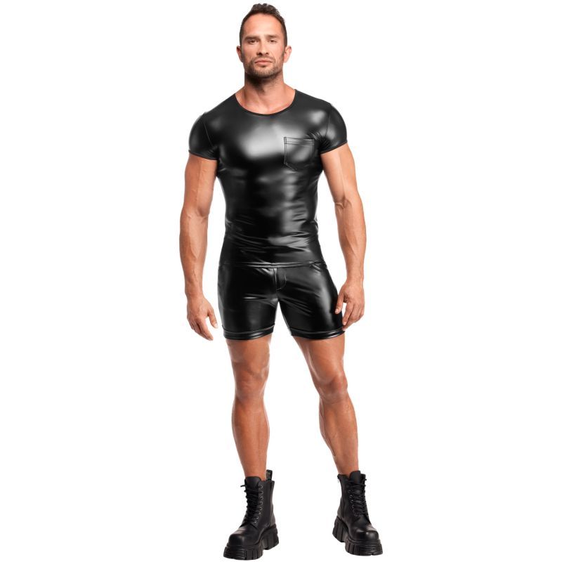 Vexen Vexen Tee – Powerwetlook High-Gloss Tight-Fit Top > Clothes > Mens Latex