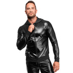 Vexen Hooded Jacket – Sleek High-Gloss Powerwetlook Jacket > Clothes > Mens Latex
