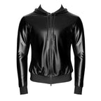 Vexen Hooded Jacket – Sleek High-Gloss Powerwetlook Jacket > Clothes > Mens Latex