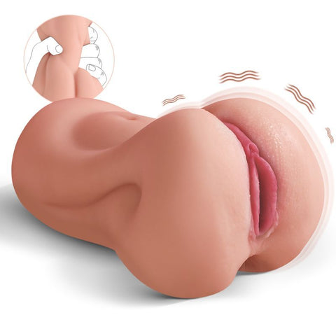 Agatha Realistic Vibrating Vaginal Masturbator – Soft Lifelike Sensation Flesh > Sex Toys For Men > Masturbators > Vibrating