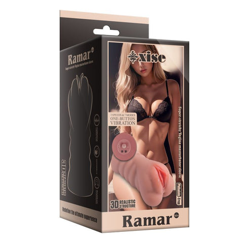 Ramar Realistic Vibrating Masturbator – Dual Vaginal and Anal Stimulation > Sex Toys For Men > Masturbators > Vibrating