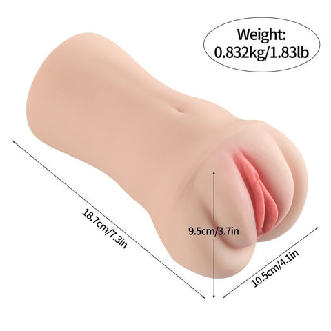 Brenna Dual Density – 3 Speed 7 Mode Realistic Vibrating Masturbator > Sex Toys For Men > Masturbators > Vibrating