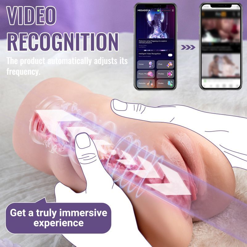 Sora App Controlled – Realistic Thrusting Vibrating Vaginal Masturbator > Sex Toys For Men > Masturbators > Vibrating