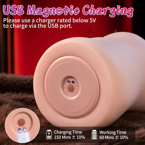 Eliza App Controlled – Thrusting Vibrating Realistic Vaginal Masturbator > Sex Toys For Men > Masturbators > Vibrating