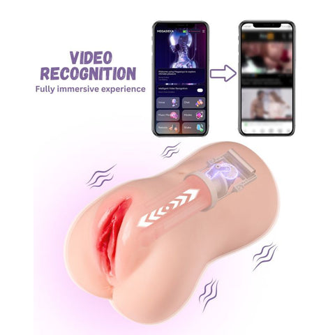 Eliza App Controlled – Thrusting Vibrating Realistic Vaginal Masturbator > Sex Toys For Men > Masturbators > Vibrating
