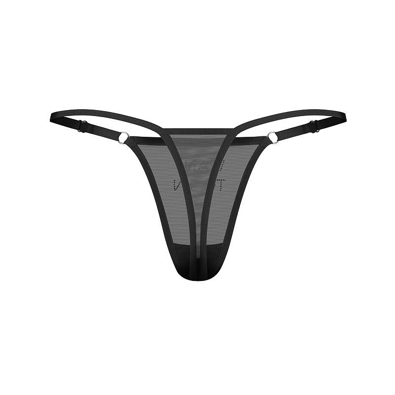 Want To Sin (Black) – Sheer Mesh Women’s Thong Lingerie > Clothes > Panties