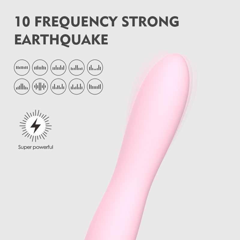 Bella Silicone Bullet Massager (Pink) – Silicone 140mm Vibrator Secondary image