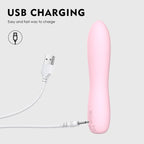 Bella Silicone Bullet Massager (Pink) – Silicone 140mm Vibrator > Vibrators > Mini Vibrators