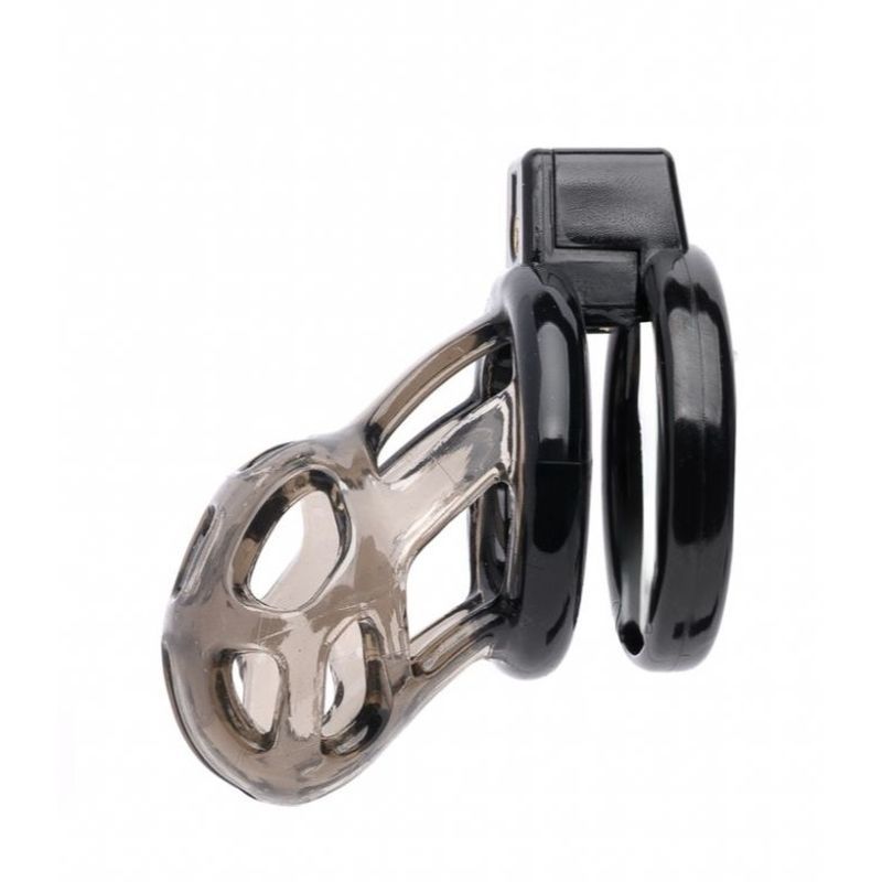 Gladiator Size 1 Soft Cock Cage with Pussification Plug – Comfortable Chastity Device Black > Bondage Gear > Male Chastity