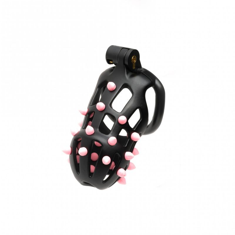 FlexiSpike Size 2 – Body-Safe Spiked Cock Cage Black > Bondage Gear > Male Chastity