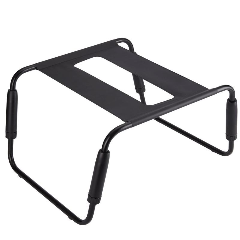 Adjustable Height Sex Chair – TPU Seat Sexual Wellness Furniture Black > Sex Toys > Sex Furniture Main image