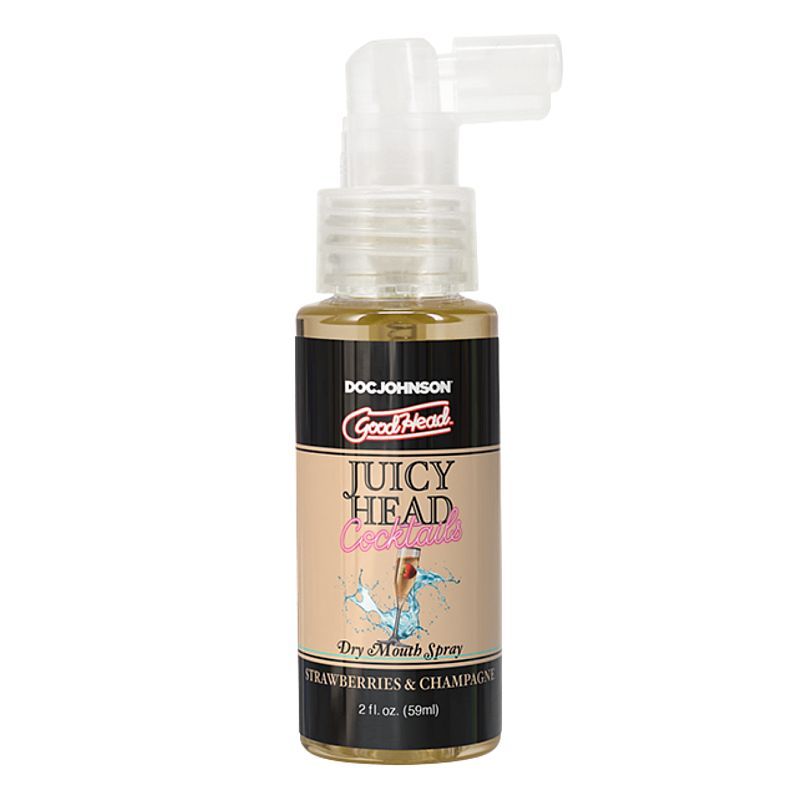 Goodhead Juicy Head (Strawberries Champagne) – Sugar-Free Vegan Friendly Dry Mouth Spray 2oz > Lube > Oral Gels & Sprays