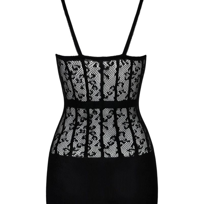Little Black Dress with Optical Slimming Effect > Clothes > Dresses and Chemises