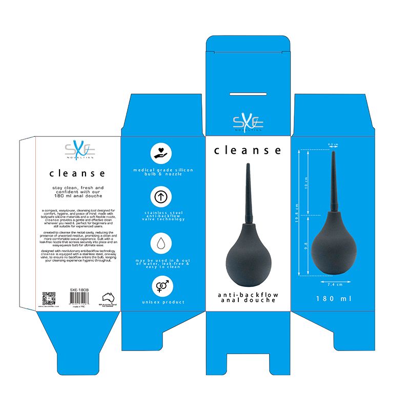 Silicone Anti-Backflow Douche – 224ml Anal Douche Secondary image