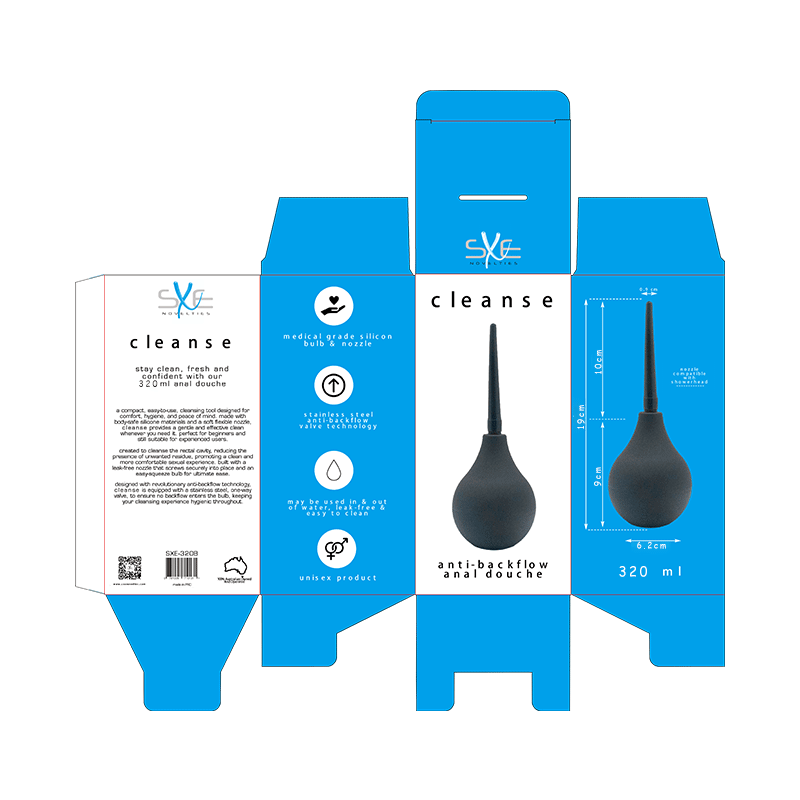 Silicone Anti-Backflow Douche 320ml – Premium Silicone Douche Secondary image