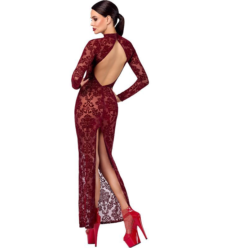 Kink Royal Gown – Floor-Length Flocked Tulle And Mesh Gown > Clothes > Womens Robes & Sleepwear