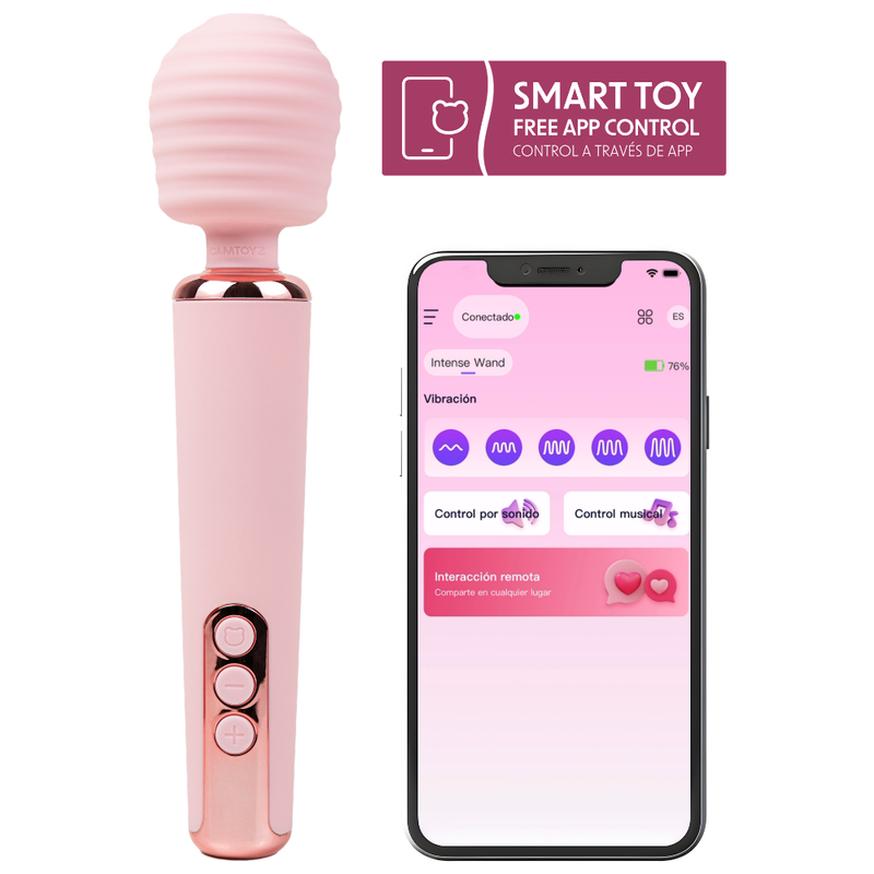Intense Camtoyz Wand Vibrator – App-Controlled Powerful Wand Vibrator > Sex Toys > Massage Wands