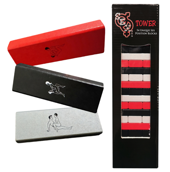 Sex Tower Game – Classic Block Stacking Intimacy Board Game > Novelties > Games