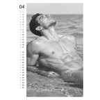 A3 Format Black And White Male Photography Wall Calendar 2027