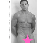 2027 Real Cocks Male Black And White Photo Wall Calendar