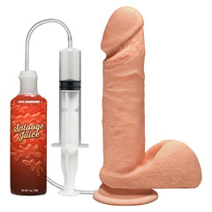 The D Perfect D Squirting 7'' with Balls -  17.8 cm Squirting Dong