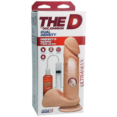 The D Perfect D Squirting 7'' with Balls -  17.8 cm Squirting Dong