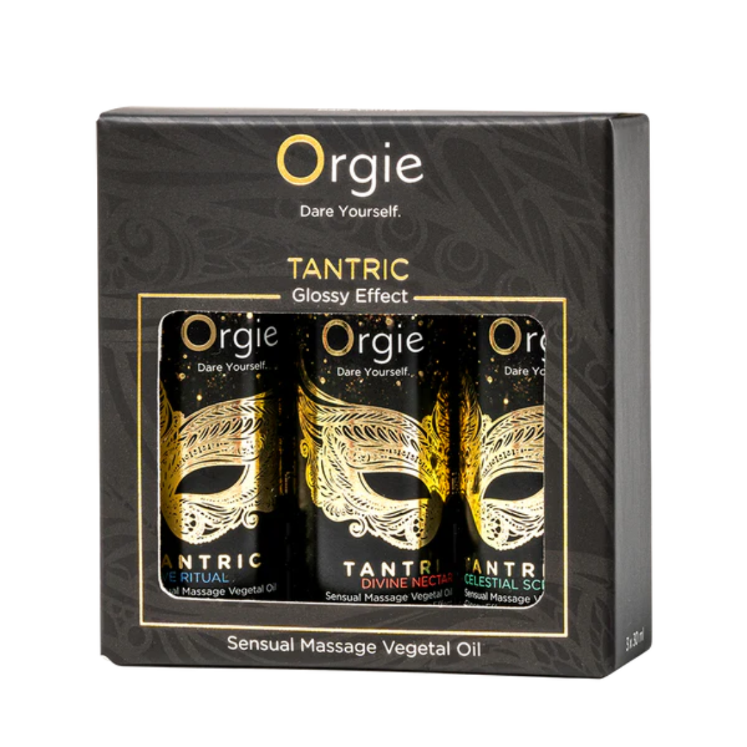 Orgie Tantric Mini Size Collection (3 x 30 ml) – Massage Oils Set Default Title > Essentials > Massage Gift Set