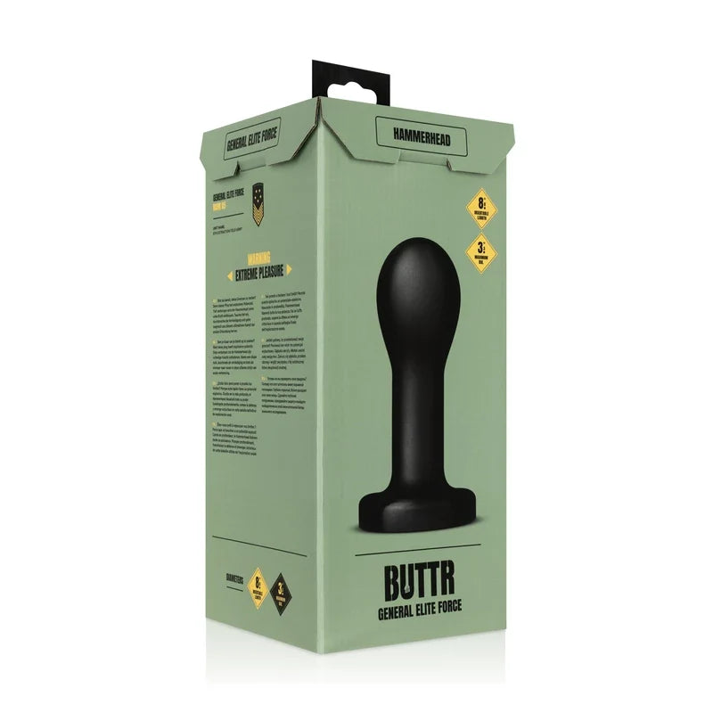 Buttr Hammerhead Large Butt Plug 20.5cm Rounded Tip Anal Plug > Anal Range > Oversized Anal Toys