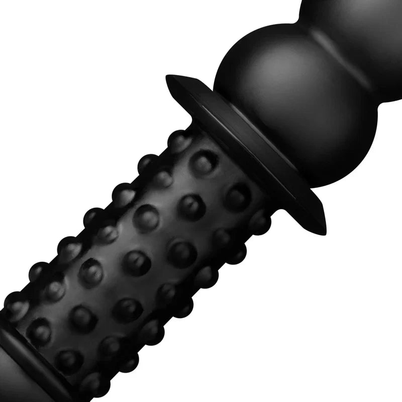 Akimbo Double Sided 8" Anal Dildo with Beads and Ribbed Design > Anal Range > Oversized Anal Toys