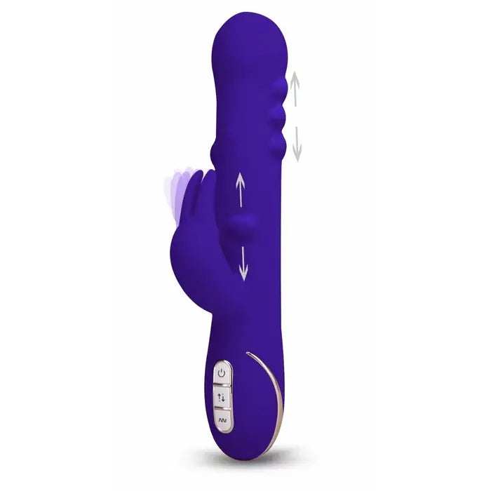 Vibe Couture Rabbit Tres Chic Purple Plush Vibrator - 5" Insertable > Vibrators > Ladies > Rabbit