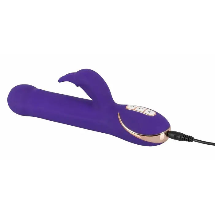Seven Creations Vibe Couture Rabbit Tres Chic Jumping Beads Vibrator Purple
