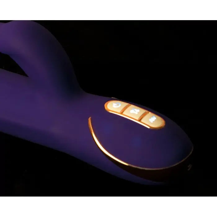 Seven Creations Vibe Couture Rabbit Tres Chic Jumping Beads Vibrator Purple