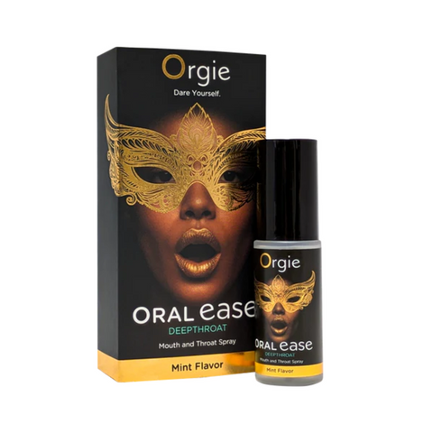 Orgie Oral Ease Deepthroat Mint Flavor – Refreshing Oral Spray Default Title Oral Gels & Sprays