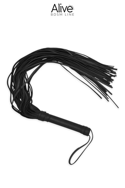Alive Fantasy Black Flogger Erotic Flogger 69 cm Length Waterproof IPX8 > Bondage Gear > Whips & Floggers
