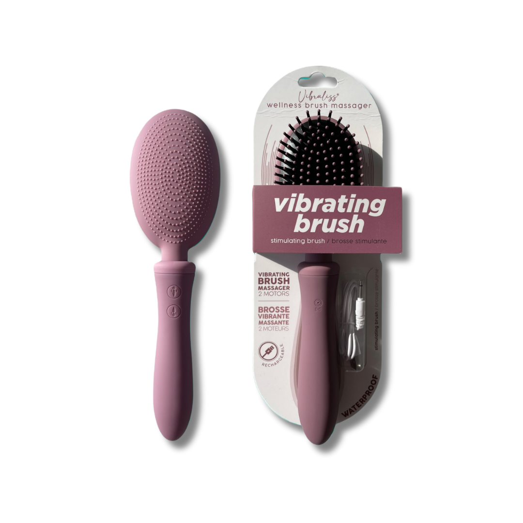 Vibraliss Luxury Vibrating Hairbrush with Dual Motor Design