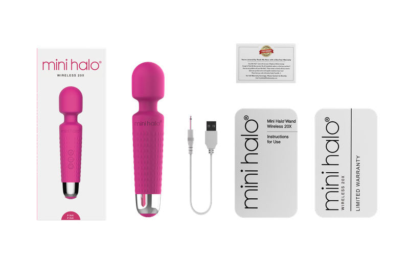 Shibari Mini Wand Halo (Pink) – Powerful Wand > Sex Toys > Mini Massagers
