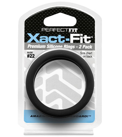 Xact Fit Number 22 2.2 Inch Cock Rings 2 Pack > Cock Ring > Single